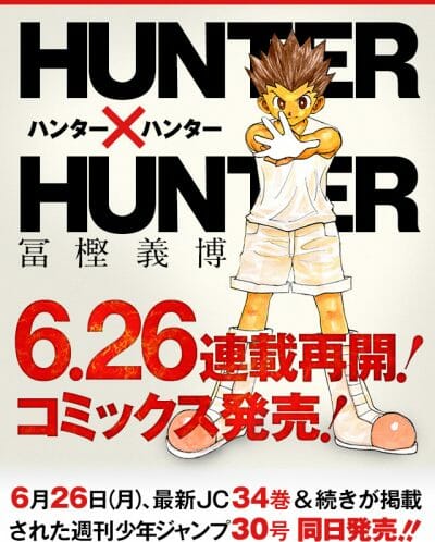 Long-Running Hunter x Hunter Manga To Return From Hiatus This