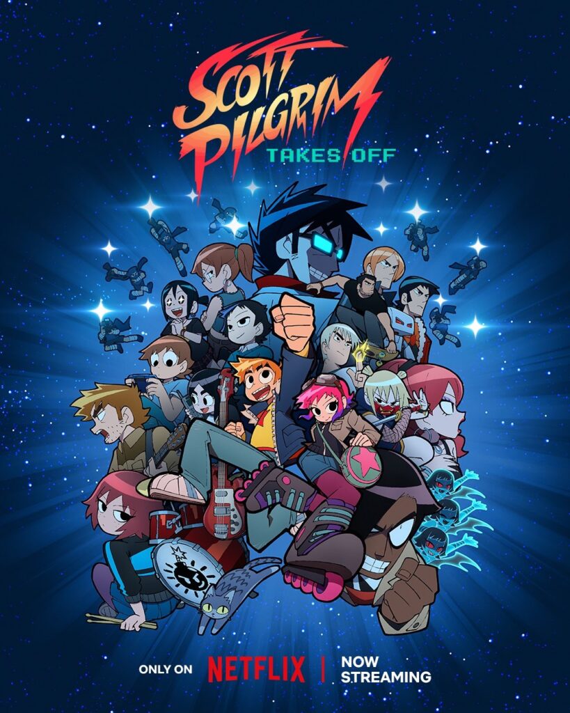 scott pilgrim takes off anime key art netflix