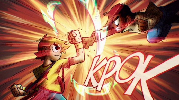 scott pilgrim takes off anime blocking matthew patel