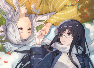 A Tithe in Blood visual novel key visual clean
